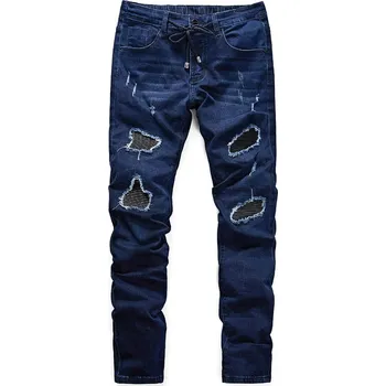 Pánské džíny Recea Pánské džínové kalhoty Glatidd tmavě modrá XXL