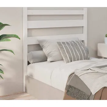 vidaXL Čelo postele 106 x 4 x 100 cm masivní borovice [818407] Barva: Bílá