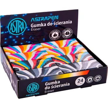 Astra ASTRA pryž bárevné proužky /24/ ,balení 24 ks 300527