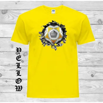 detske-levne-bavlnene-tricko-potisk-fotbalovy-mic Barva: Yellow - žlutá, velikost: 140