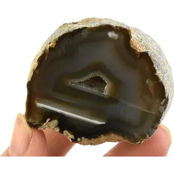 Přírodní kámen Geoda z achátu s dutinou 92g