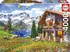 Puzzle Educa Chata v Alpách 4000 dílků