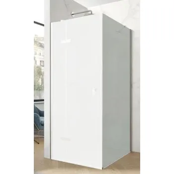 Hüppe Astra Boční stěna, 80 cm, stříbrný profil/sklo Sand Plus PX0202.069.316