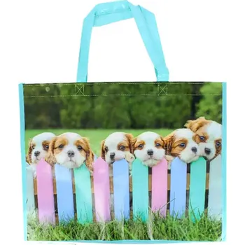 Nákupní taška Nákupní taška Puppies - Stylová ekologická taška s motivem štěňátek