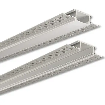 Stavební materiál Vestavný hliníkový profil AZ pro sádrokarton, 62x14mm, mléčný difuz, 2m