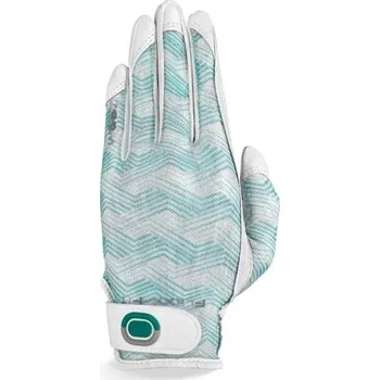 Golfové rukavice Zoom Sun Style dámská golfová rukavice, white zelená, levá (pro praváky), S/M