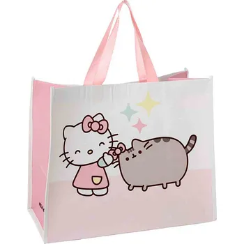Nákupní taška Nákupní taška Hello Kitty a Pusheen - Prostorná taška s motivem oblíbených postaviček