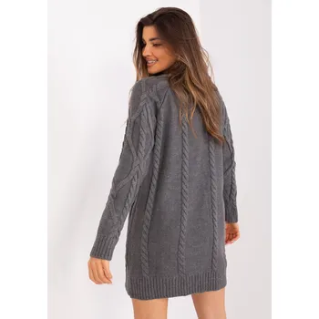 Dámské šaty Badu Dámské svetrové šaty Whitewood tmavě šedá Univerzální