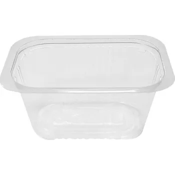 Jednorázové nádobí miska 136x96x68 mm, na zatavení - transparentní (100 ks/balení)