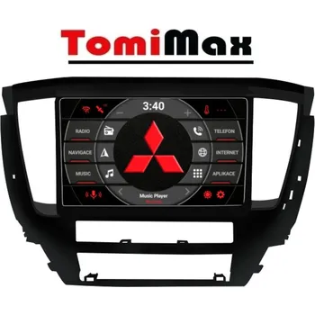 Autorádio TomiMax Mitsubishi Pajero 2020 Android 14 autorádio s WIFI, GPS, USB, BT HW výbava: 4 Core 1GB+16GB LOW, Velikost obrazovky: Dotyková obrazovka: 10,1"