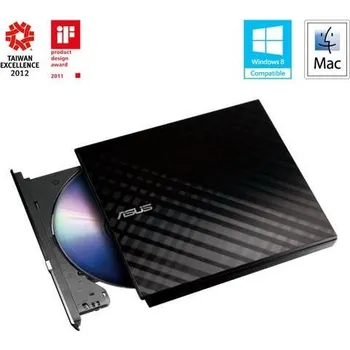 Mechanika ASUS DVD Writer SDRW-08D2S-U LITE/BLACK, External Slim DVD-RW, black, USB