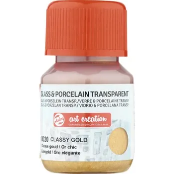 Speciální výtvarná barva Barva na sklo a porcelán 30 ml zlatá