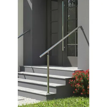 Zábradlí Sada vstupního zábradlí PS 510/511 - 1 sloupek (nerez) Montáž zábradlí: Montované do podlahy