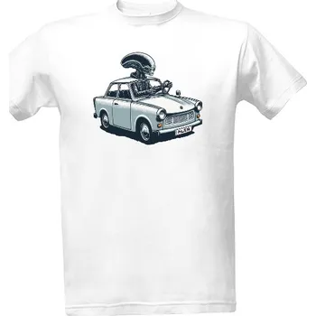 Pánské tričko Tričko s potiskem Alien v trabantu pánské