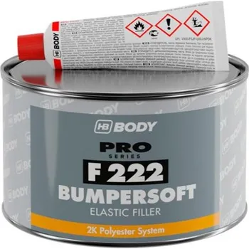 Tmel Polyesterový tmel na plasty BODY BUMPERSOFT F222 - 1 kg - černý