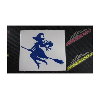 Samolepící dekorace SAMOLEPKA Čarodějnice 003 levá (10 - červená) NA AUTO, NÁLEPKA, FÓLIE, POLEP, TUNING, VLASTNÍ TEXT, TISK, AUTOSAMOLEPKY.cz, POLEPY, OBRÁZEK, LOGO, SAMOLEPKY