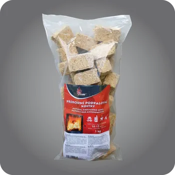 Podpalovač Mr.FIRE přírodní dřevní podpalovač KOSTKY 1 kg