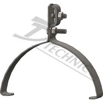 Hromosvod PV 15 plech nerez Podpěra vedení na hřebenáče - 200-230 DT TECHNIC 442030