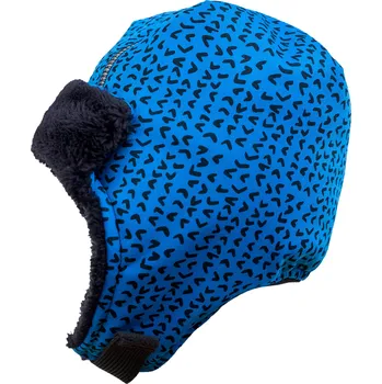 Čepice tyrkysová softshellová ušanka podšitá hebkým chloupkem