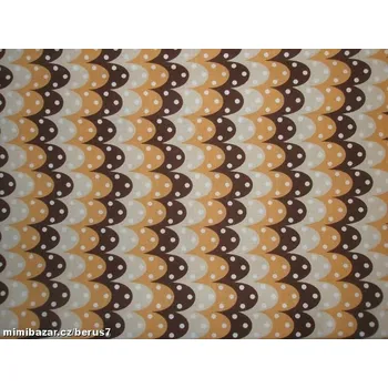 LÁTKA - LÁTKY - METRÁŽ vlnka hnědá
