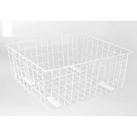 Wireli Výsuvný koš Komfort Bílý / Ložiskové výsuvy bez tlumení 400-450 mm 200 mm