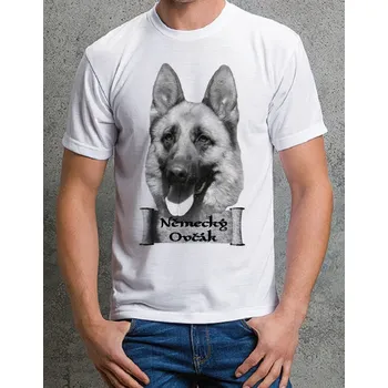 tričko NĚMECKÝ OVČÁK 146 (tričko s německým ovčákem vlčákem )