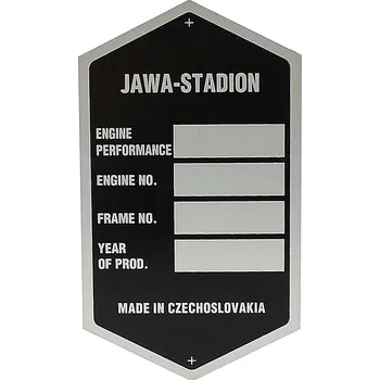 rám kola Štítek rámu Stadion S23