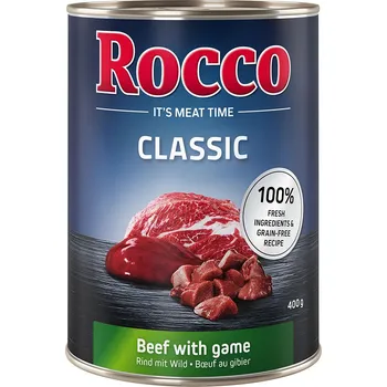 Krmivo pro psa 24x400g Rocco Classic - Hovězí se zvěřinou
