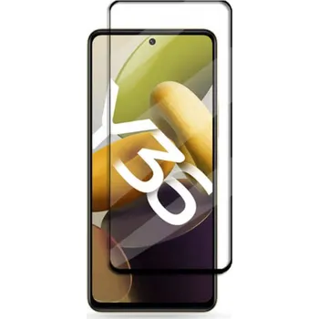 Picasee 3D ochranné tvrzené sklo s rámečkem pro Vivo Y36 4G - černé