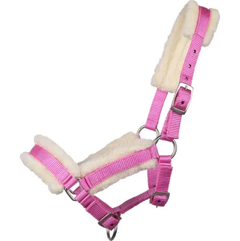 Q-essentials Ohlávka hříběcí Q-essentials, s beránkem, pink FALABELLA