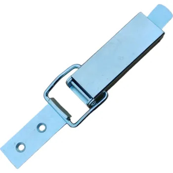 Nábytkové kování Uzávěr bednový pákový (dlouhý) 60x16mm, bílý zinek