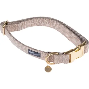 Obojek pro psa Nomad Tales Calma obojek sand - velikost XS: obvod krku 24 - 36 cm, Š 10 mm