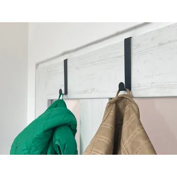 Věšák Interex design Věšák na dveře BALEO / Černý matný