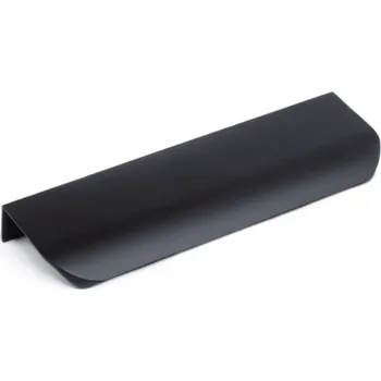 Nábytkové kování Interex design Úchytka na hranu dveří AVANTI / Černá matná 96 mm