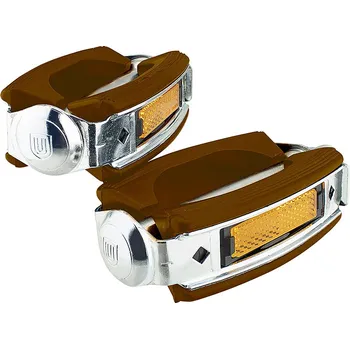 Pedál na kolo Šlapadla (pedály) RETRO - kvalitní - hnědé