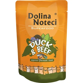 Pro psa 10x85g Dolina Noteci Superfood - kachní a hovězí