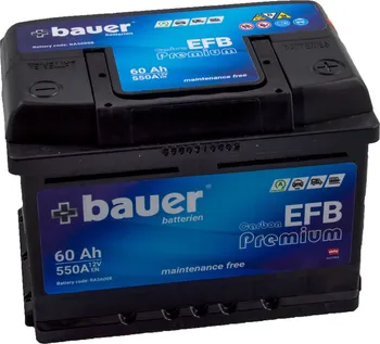Autobaterie Bauer EFB Carbon BA56008 12V 60Ah 550A