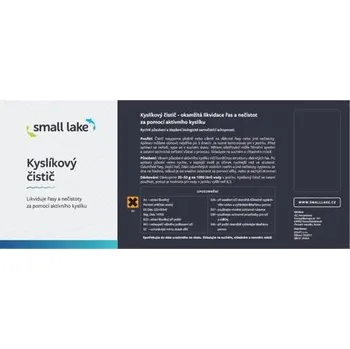 Zahradní jezírko Kyslíkový čistič 25 kg