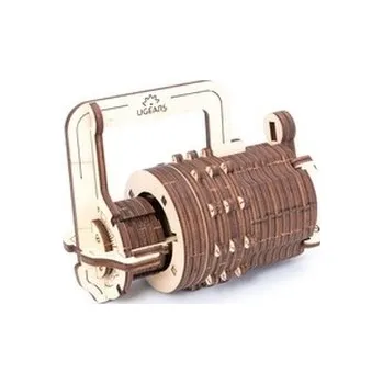 Zámek na kolo Dřevěný mechanický model Kombinační zámek