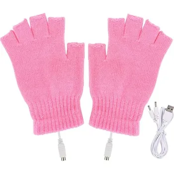 Rukavice Vyhřívané rukavice | USB rukavice - různé barvy - růžové