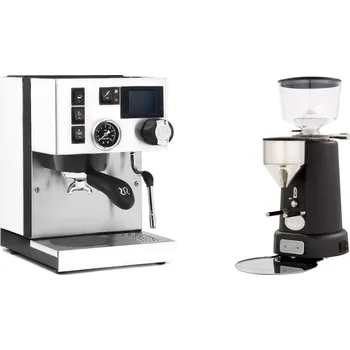 Kávovar Rancilio Silvia BC PID, white + ECM V-Titan 64, anthracite