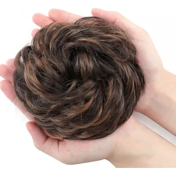 Příčesek Příčesek do vlasů s gumičkou, světle hnědá a středně hnědá Nové zboží