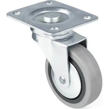 Nábytkové kování Interex design Nábytkové kolečko LIBRA 40 mm bez brzdy / Šedé 40 mm