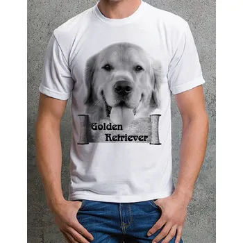 Chlapecké tričko tričko ZLATÝ RETRÍVR 152 (tričko s retrívrem )