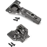 Emuca Závěs naložený s tlumením EXLUSIVE X91 s podložkou 3D / Titan Na samořezné šrouby