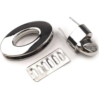 Galanterie Zapínání na kabelku 23x37 mm otočné