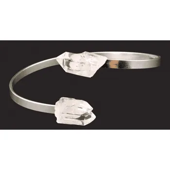 Náramek Milujeme Kameny Křišťál - kovový náramek 131766