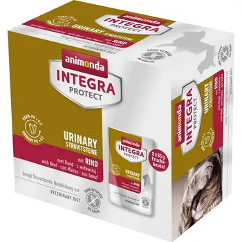 Krmivo pro kočku 8x85 g animonda Integra Protect Adult Urinary močové kameny s hovězím