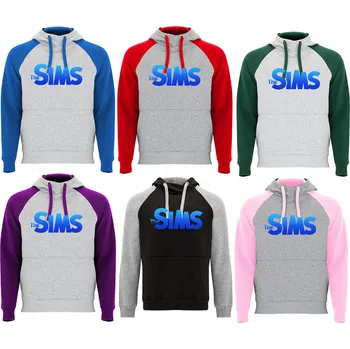 Chlapecká mikina Mikina The Sims Barva: Melírová / červená, Velikost: 110/116 - 5/6let