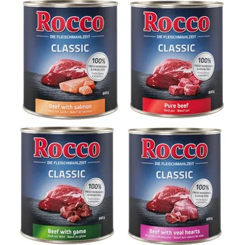 Krmivo pro psa 24x800g Rocco Classic Mix - hovězí var. 3